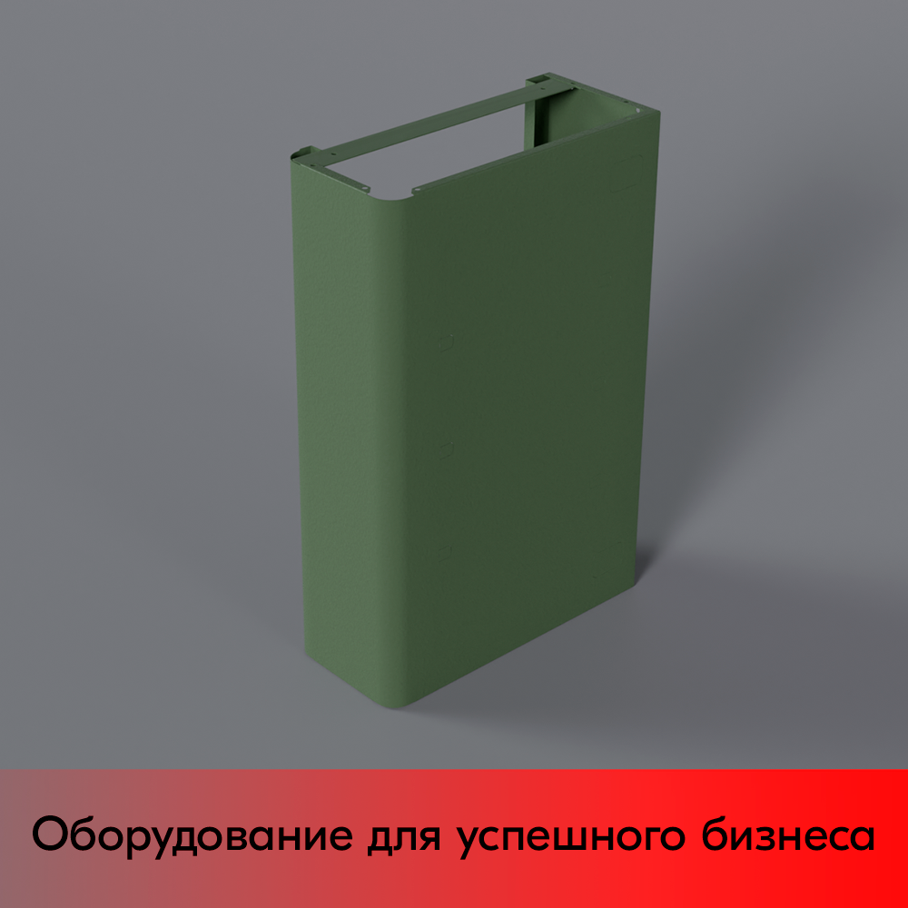 03_Тумба для кассового бокса МИНИМАРКЕТ и МИНИМАРКЕТ PLUS, RAL6003, Зеленый
