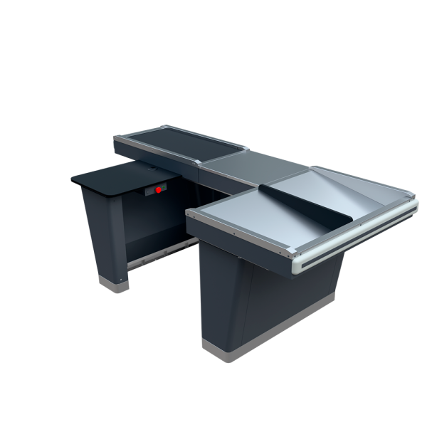 sk_1_Кассовый бокс Stream-XL-230-Т90 (тр-р 90см, ш.нерж.,без вырезов,шир. нак.),Муар,RAL7024,Серый,Левый