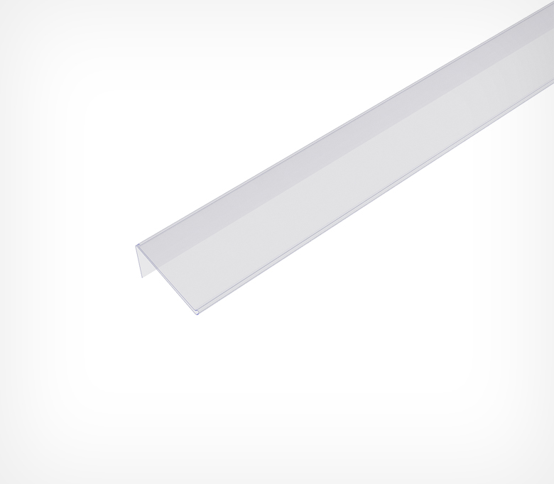 01_Ценникодержатель полочный самоклеящийся NO39 1000мм ВСПЕНЕННЫЙ СКОТЧ, Прозрачный цвет 01_Ценникодержатель полочный самоклеящийся NO39 1000мм ВСПЕНЕННЫЙ СКОТЧ, Прозрачный цвет