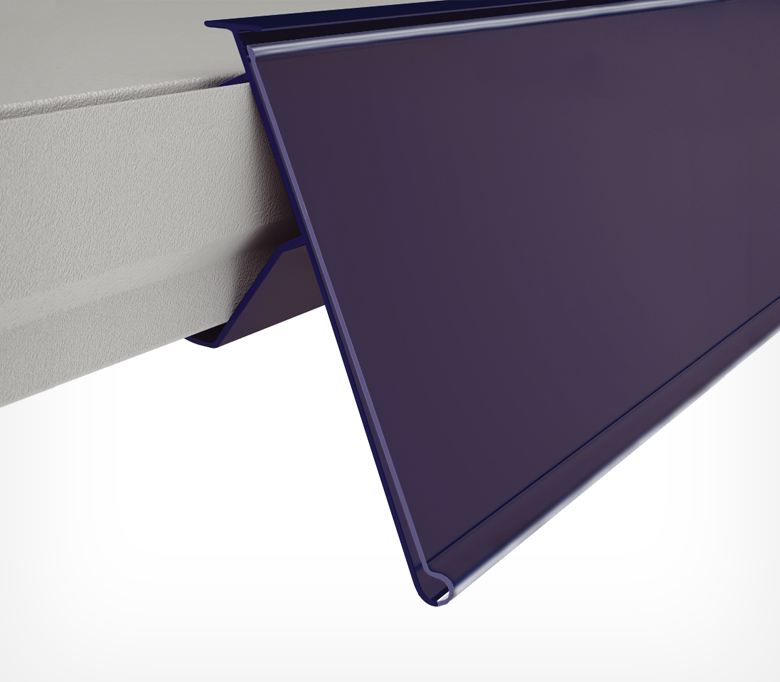 02_Ценникодержатель полочный MGW, длина 1000 мм, Прозрачный