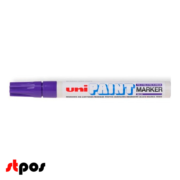 00_Маркер-краска PAINT PX-21 для письма по любой поверхности,толщина линии 0,8-1,2 мм,овальный,ФИОЛЕТОВ