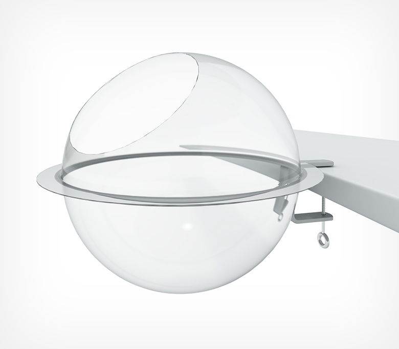 01_Полукруглый дисплей для мелкого товара BOWL, верхняя секция