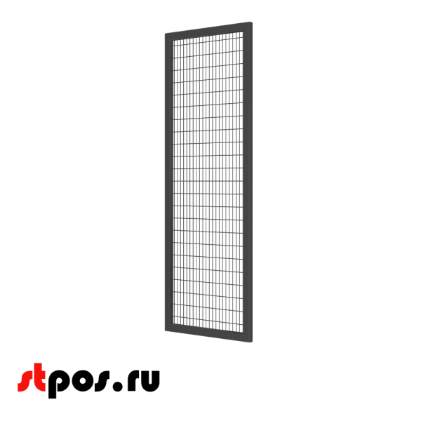 00_Секция производственная, сетчатая 1900х700, d-3 мм, ячейка 25х75 мм, окрашенная