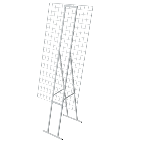 sk_КОМПЛЕКТ Стенд складной с сеткой 1200х600 мм, RAL9016, Белый