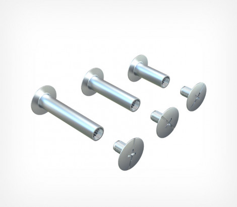03_Винт полиграфический металлический BINDING SCREW, 10, 15, 20 мм, Серебряный 03_Винт полиграфический металлический BINDING SCREW, 10, 15, 20 мм, Серебряный