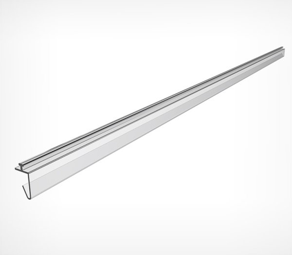 01_Т-профиль пластиковый для крепления разделителей на полках типа ШТРИХ и TEGOMETALL Т-RAIL-TEGO 990мм
