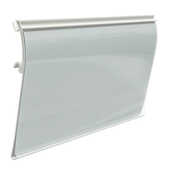 sk_Ценникодержатель полочный HSAC 60 длина 100мм, Прозрачный