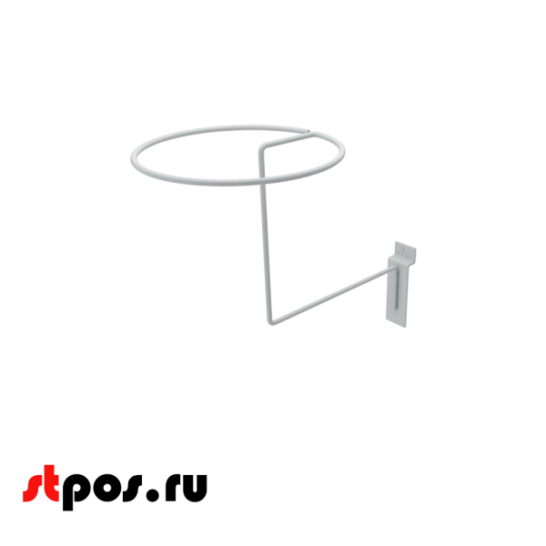 00_Навеска для экономпанели для головных уборов, RAL9003, Белый