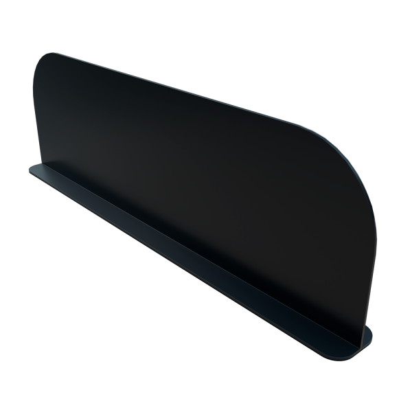 sk_Разделитель пластиковый 150мм на Т-основании c магнитным скотчем DIVT-150-TM SOLID 480мм, Черный