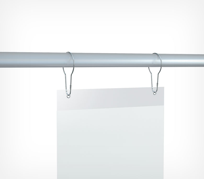 03_Карабин из оцинкованного металла для крепления на трубу CLASP