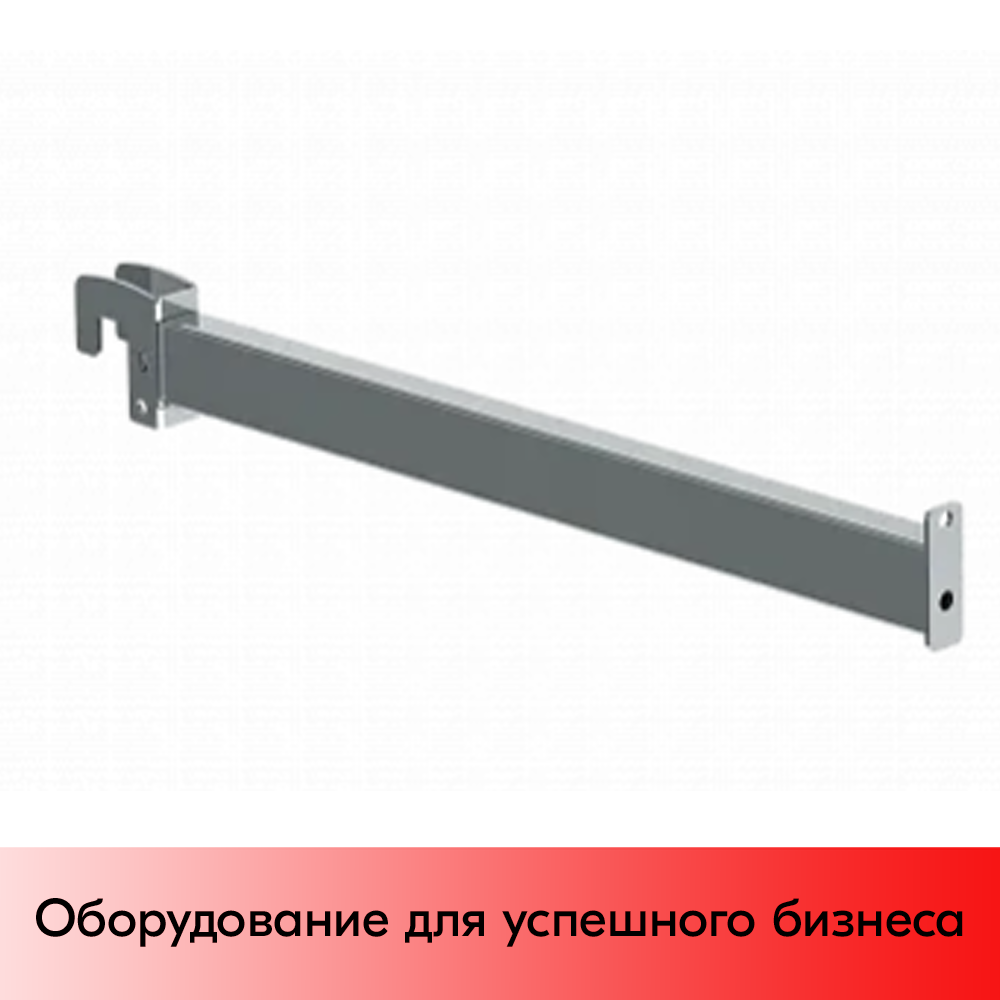 01_Вешало прямое 30х15, 350 мм, Нордика, Глянец, RAL9016 Белый