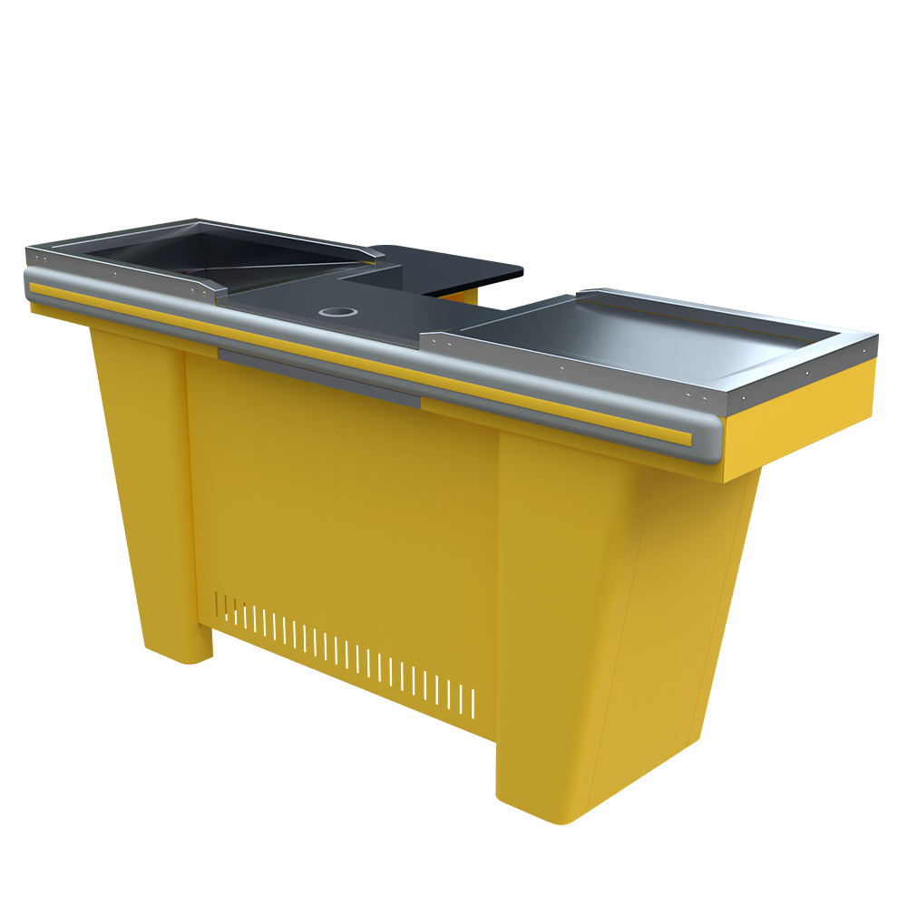 sk_2_Кассовый бокс Stream M-150N v3.0(шлиф.нер,выр.под ДЯ,МК 2Т,гл.нак)RAL1018,Желтый,левый(Тумба справа)