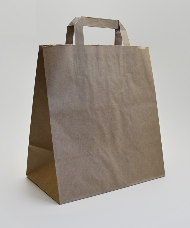 02_Крафт пакет 320х370х200 мм, Бурый, Набор 20 шт.