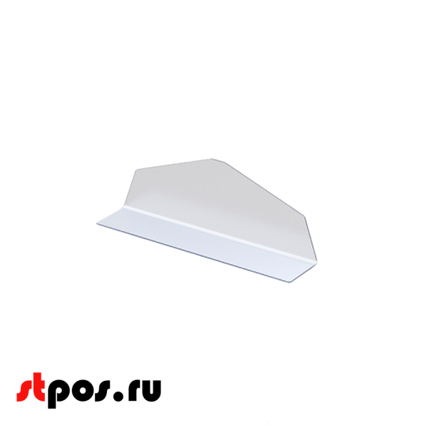 00_Разделитель на L-образном основании DIV-L-SLIM, 430х148х93мм, Прозрачный