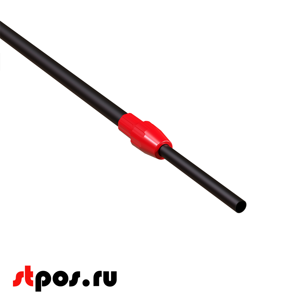 00_Трубка алюминиевая телескопическая TEL-LOCK-ALUTUBE 600-900 мм, трубка черная, переходник красный 00_Трубка алюминиевая телескопическая TEL-LOCK-ALUTUBE 600-900 мм, трубка черная, переходник красный