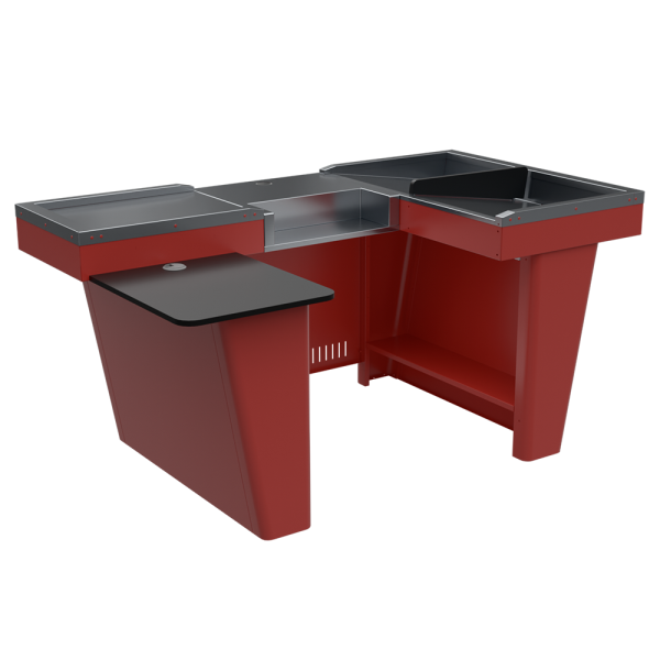 sk_Кассовый бокс Stream-XL-180 v3.0 (шлиф.нерж,выр.ДЯ FT,МК 2Т, шир.нак)Глянец,RAL3000,Красный,Левый