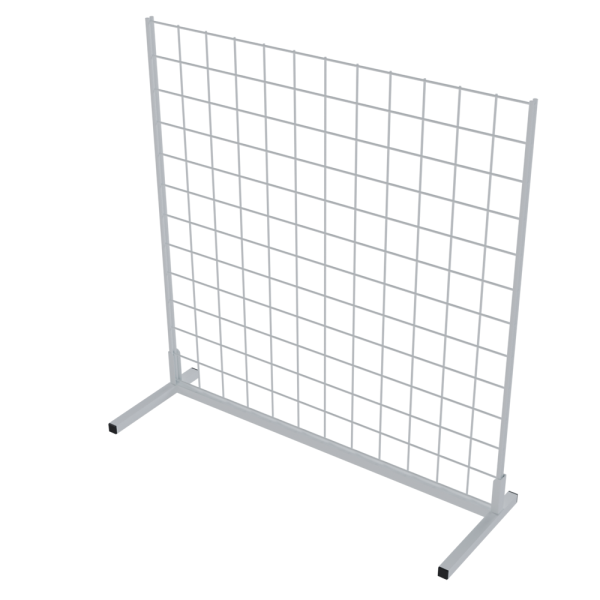 sk_Стенд настольный с сеткой 600х600 мм, RAL9016, Белый