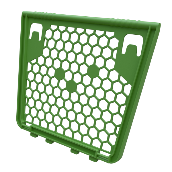 sk_Откидная стенка для покупательских тележек SURF S, RAL6018 Зеленый