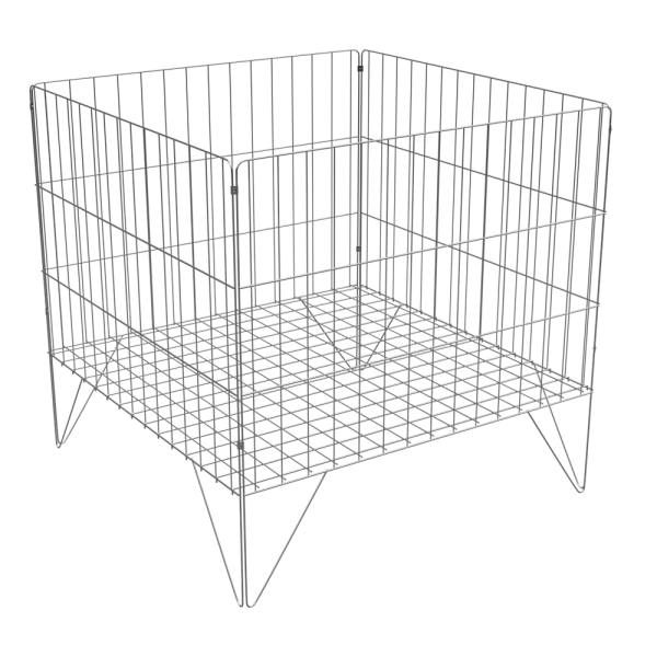 stpos_Корзина для распродаж 800x800х780мм (5/3, 50х180, дно яч.50х50), цинк-хром