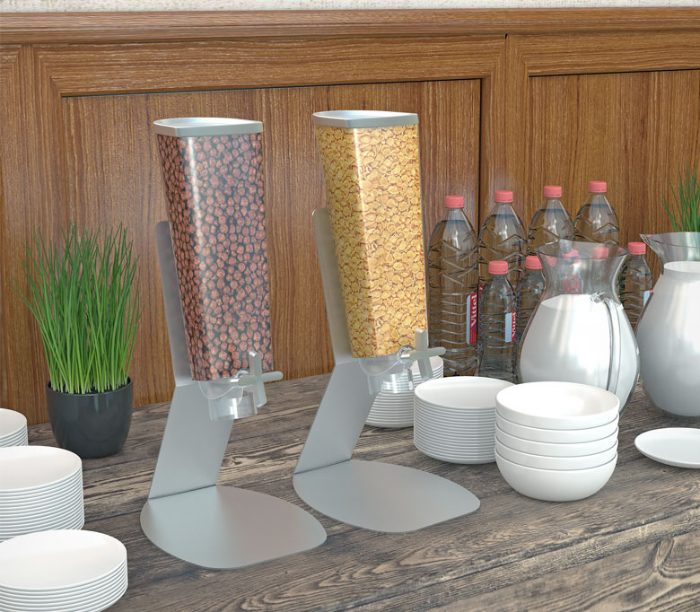 05_Гравитационный диспенсер с литым корпусом DIAMOND