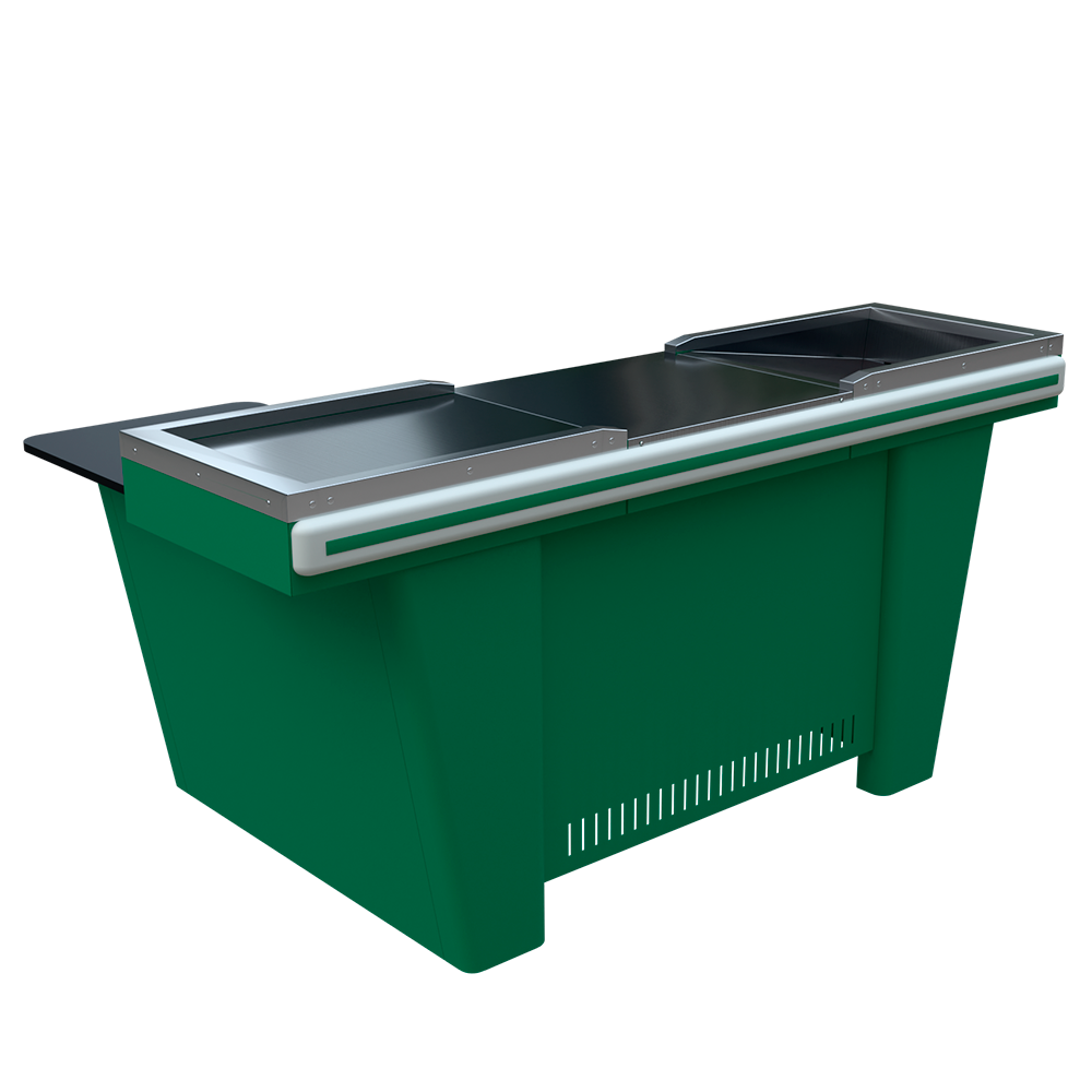 sk_2_Кассовый бокс Stream M-150N v3.0 (шлиф.нерж,вырезы под ДЯ,МК 2Т,глуб.накоп)RAL6029,Зеленый,правый