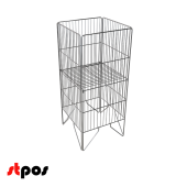 Корзина акционная 500х500 мм, h 780 мм, цинк, Нордика, комплект