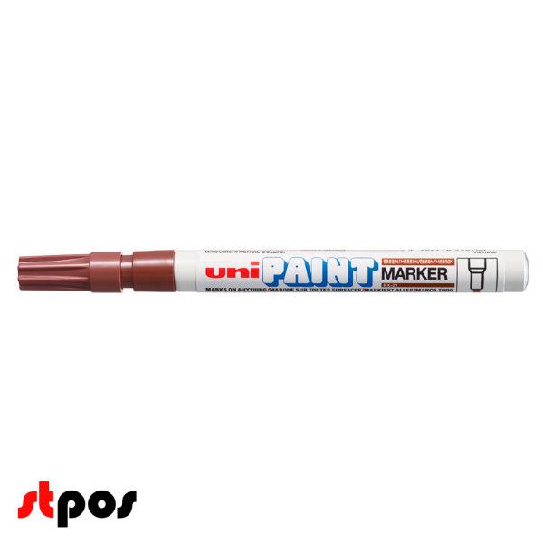 00_Маркер-краска PAINT PX-21 для письма по любой поверхности,толщина линии 0,8-1,2 мм,овальный,КОРИЧНЕВ