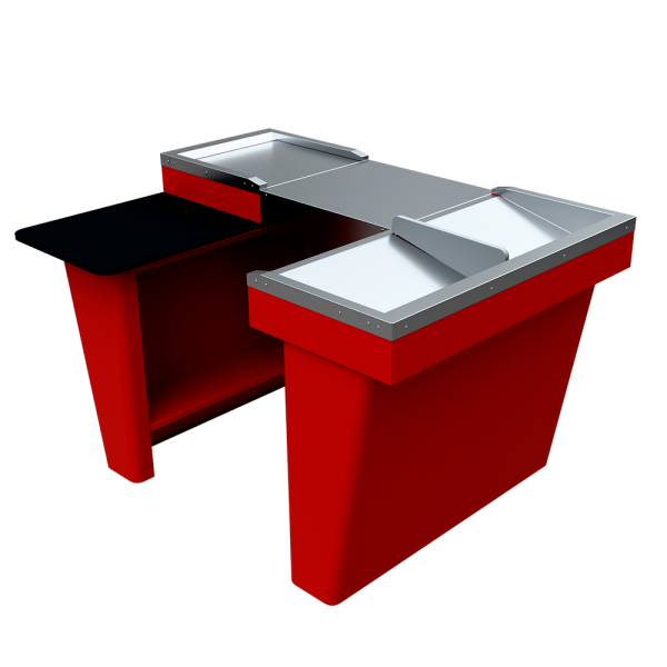 sk_Кассовый бокс Stream-XL-150 v3.0 (шлиф. нерж., вырезы ДЯ FT, МК2Т, шир.накоп),RAL3000,Красный,Левый