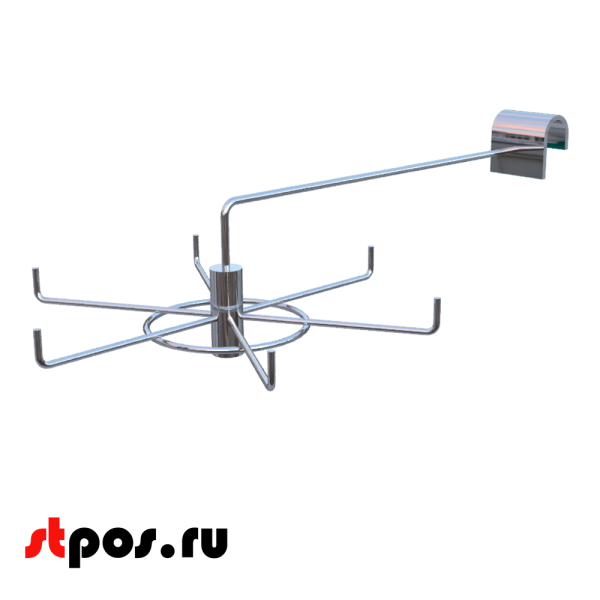 00_Кронштейн карусель 310мм, хром