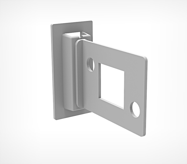 01_Держатель картонной полки съемный CORR-A-CLIP