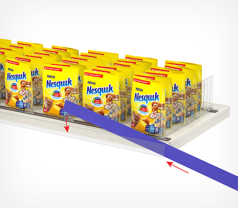 01_Вставка цветная в ценникодержатель COLOR-INSERT39 (100м) СПЕЦ ЦВЕТ