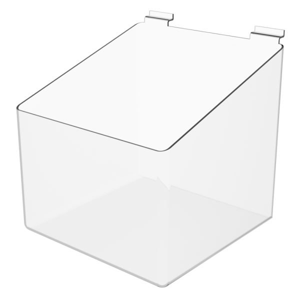 sk_Полка-контейнер в экономпанель, 200х200мм, Прозрачный