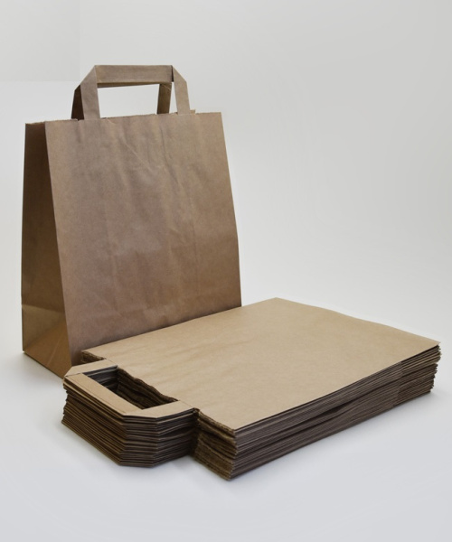 01_Крафт пакет 240х280x140 мм, Бурый, Набор 25 шт.