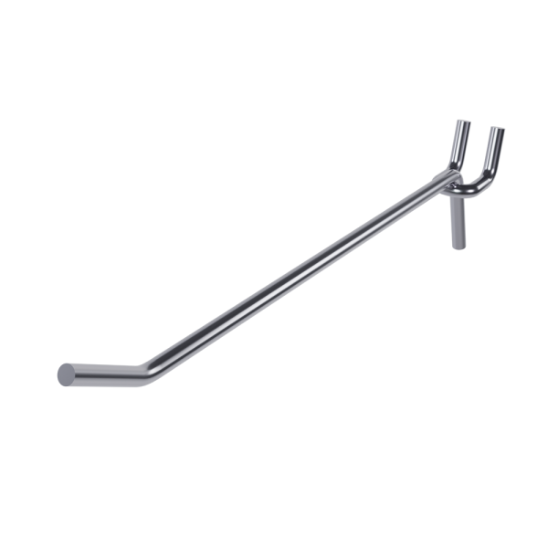 sk_Крючок для перфорации одинарный 200мм, цинк-хром, d5, шаг 15мм (45)