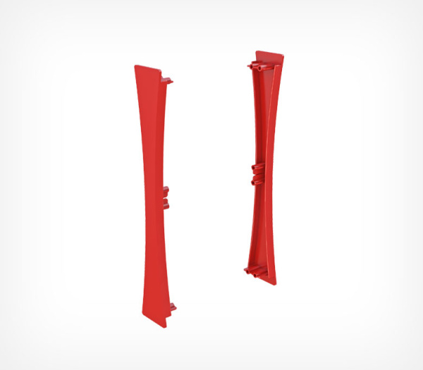 01_Заглушка для прайсборда PB-CAP, Красный