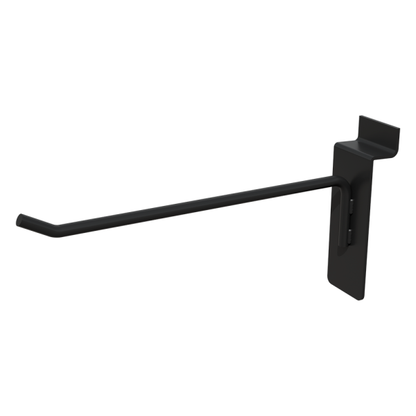 sk_Крючок для экономпанели одинарный, без наконечника 150мм, d5, Черный