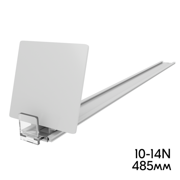 sk_Пружинный толкатель наклоный 75х74 мм FORTA QUADRA-1 10-14N,с ограничит. 20х25мм,10-14ньютонов,485мм