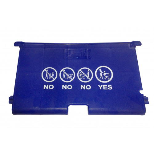 1_Детское сиденье для ПОКУПАТЕЛЬСКИХ ТЕЛЕЖЕК, малое (для тележек 60 - 100л) 220х150 мм , Синий