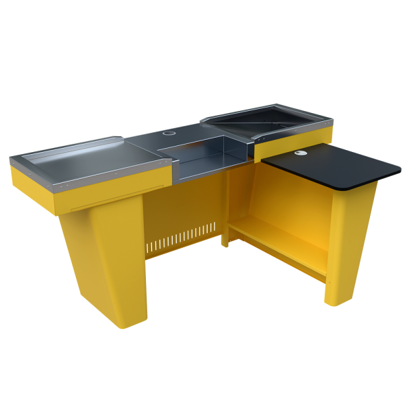 sk_1_Кассовый бокс Stream M-150N v3.0(шлиф.нер,выр.под ДЯ,МК 2Т,гл.нак)RAL1018,Желтый,левый(Тумба справа)