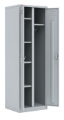 Шкаф для одежды двухсекционный ШРМ-22У-800, 1860x800x500мм, RAL7035, Серый