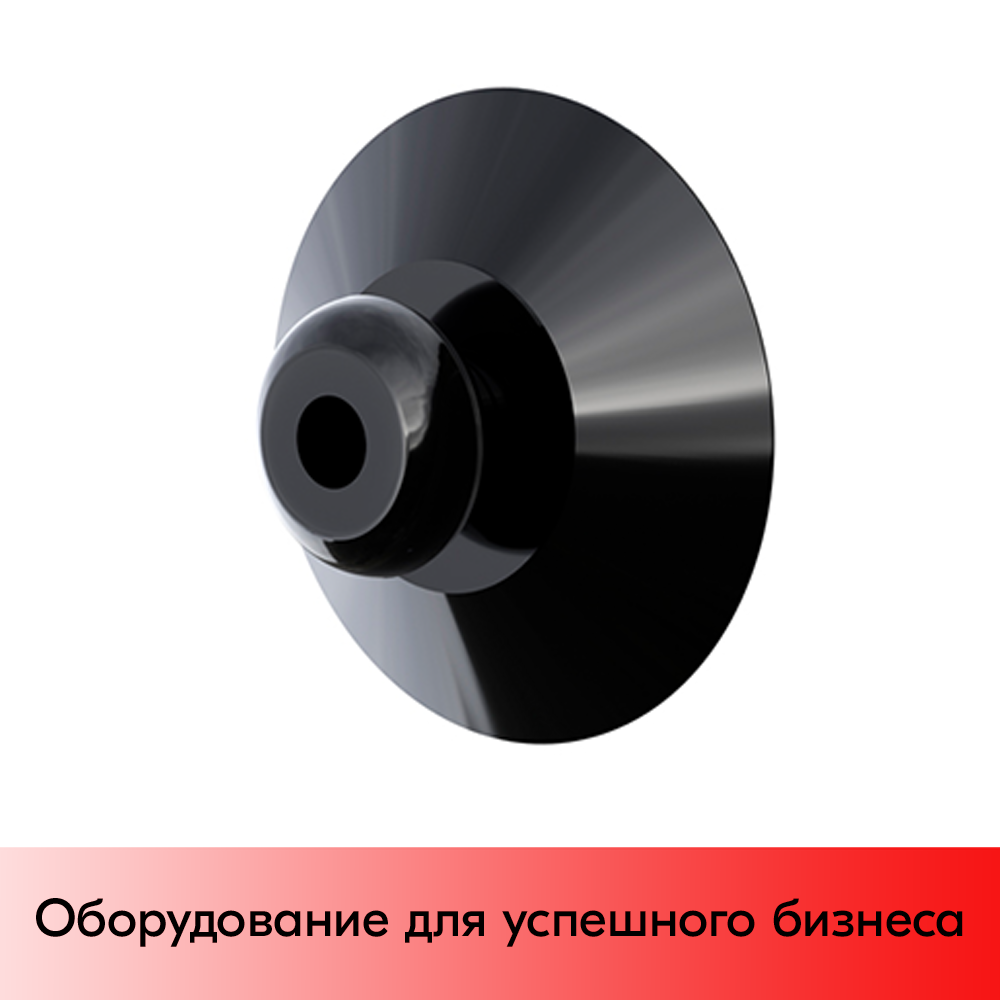 01_Присоска силиконовая, универсальная, диаметр 30 мм, Черная