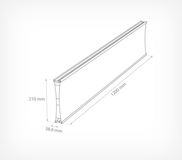 04_Прайсборд пластиковый для размещения ценников и постеров А4, А5 PRIC