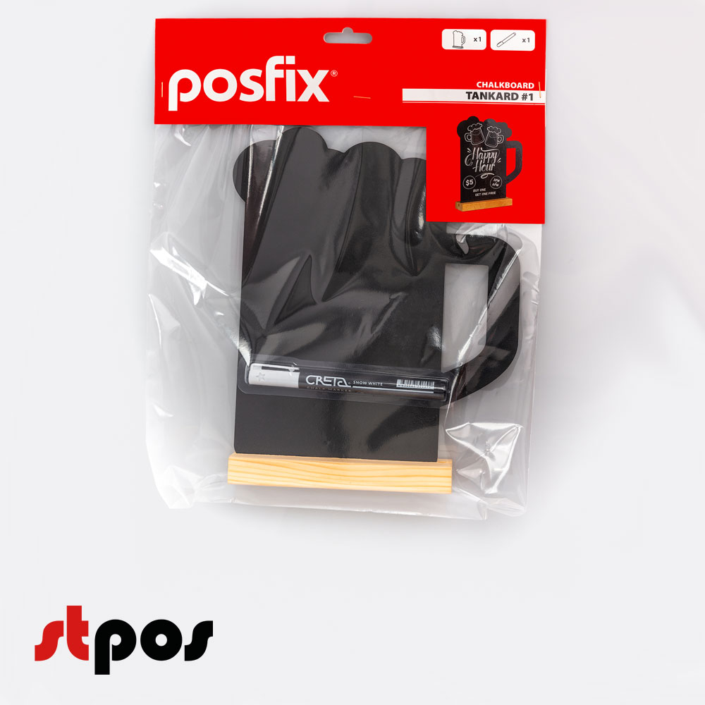 01_Меловой тайбл-тент на деревянной подставке с меловым маркером TANKARD 1