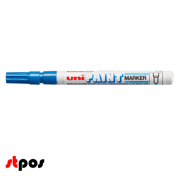 00_Маркер-краска PAINT PX-21 для письма по любой поверхности,толщина линии 0,8-1,2 мм,овальный,ГОЛУБОЙ
