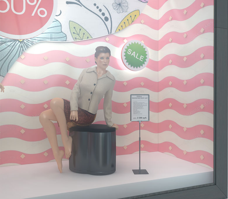 03_Подставка прямоугольная металлическая BASE-ML цвет ЧЕРНЫЙ с пеньком для трубки 12мм