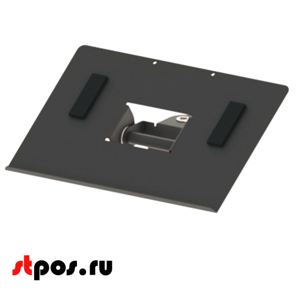 00_Держатель для клавиатуры, под размер 290х192 мм, штыревое крепление, RAL7024, Угольно-серый