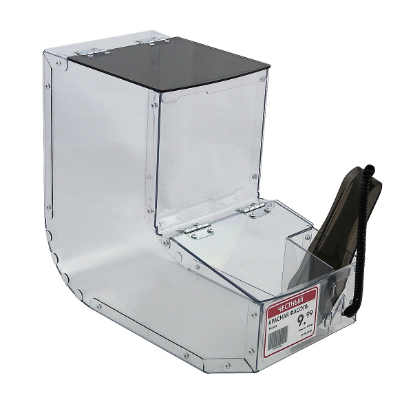 6_Полочный ротационный контейнер для сыпучих продуктов L7 7л, с цд, прозрачный