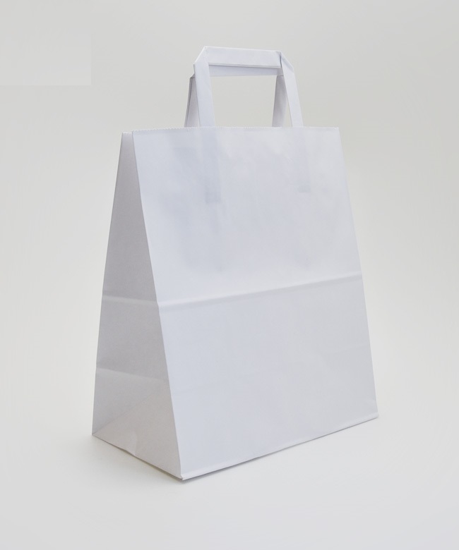 02_Крафт пакет 240х280x140 мм, Белый, Набор 10 шт.