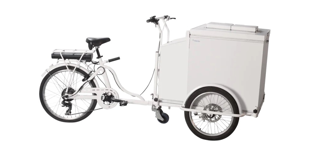 Холодильник на велосипеде