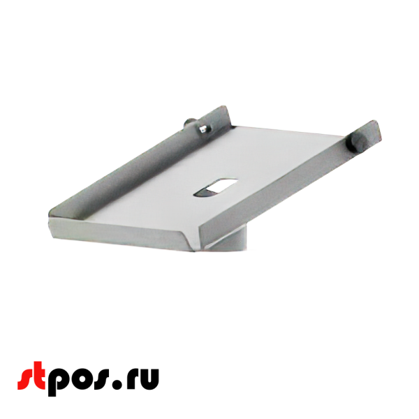 00_Держатель для принтера чеков, под размер 160х210 мм, посадочный диаметр 40мм, RAL7035, Светло-серый